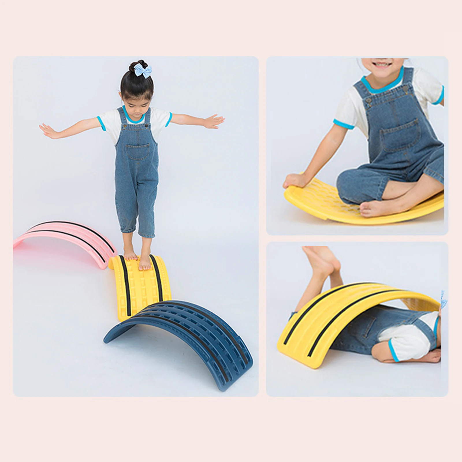 Multifunctional Balance Board Training Board Twisting Stability Home Fitness Office Wobble Boards Dancers Exercises Exercising