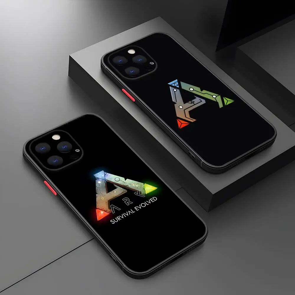 Coque de téléphone Game Survival Evolved, étui arrière translucide givré pour Iphone 17 16 15 14 Max 13 12mini 11 Plus 7 8 6 6SX X Rx S