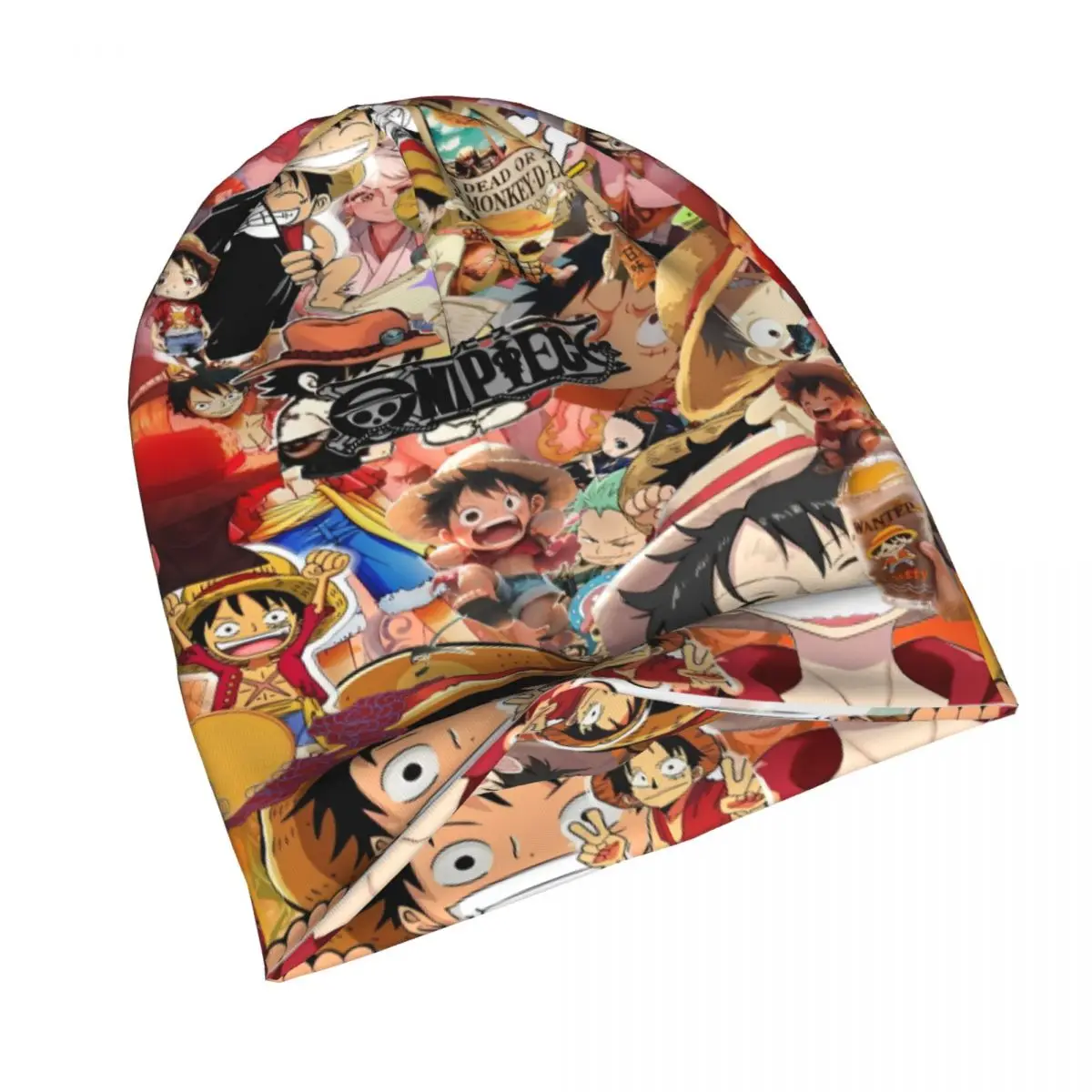 One Piece Anime Manga Rufy Slouchy Beanie per uomo Donna Moda Skullies Caps Bonnet Cappelli lavorati a maglia