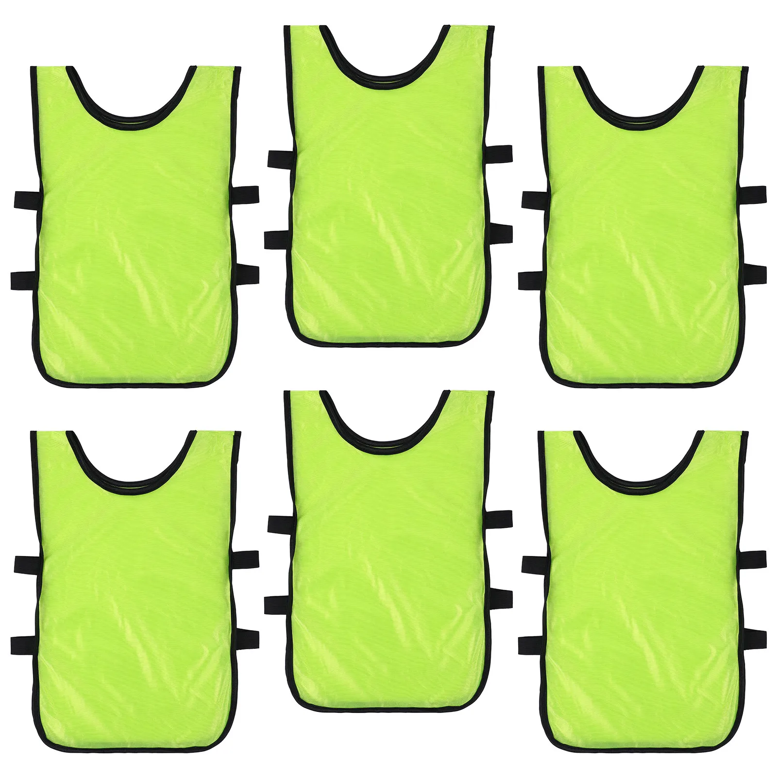 

6Pcs Training Vest Breathable Football Pinnies Scrimmage Jersey Team Sports Practice Waistcoat Youth Football Equipment
