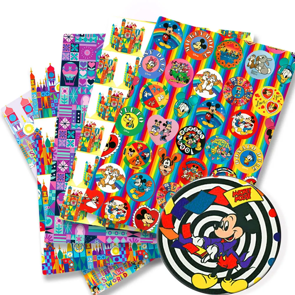 Disney tkanina 140x50CM Cartoon tkanina bawełniana Patchwork Tissue Kid tekstylia domowe szycie sukienka dla lalek kurtyna poliestrowa tkanina