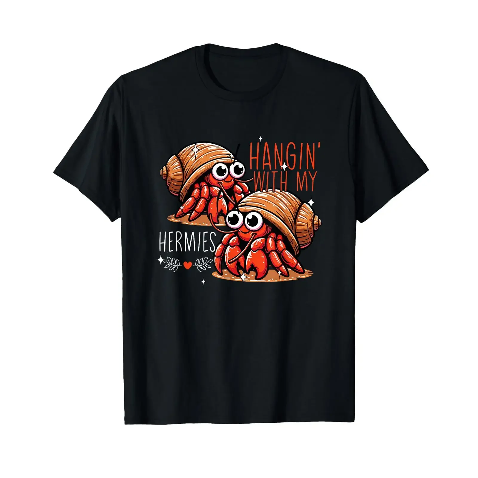 Hanging with My Hermies Hermit Crab Lover Funny T Shirt vintage Washed Soft designer clothes Casual streetwear