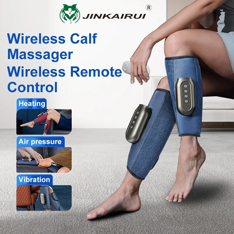 

Wireless Calf Massager Air Pressure Heating Leg Vibration Muscle Relaxation Leg Beauty instrument Healthy Slimming home portable