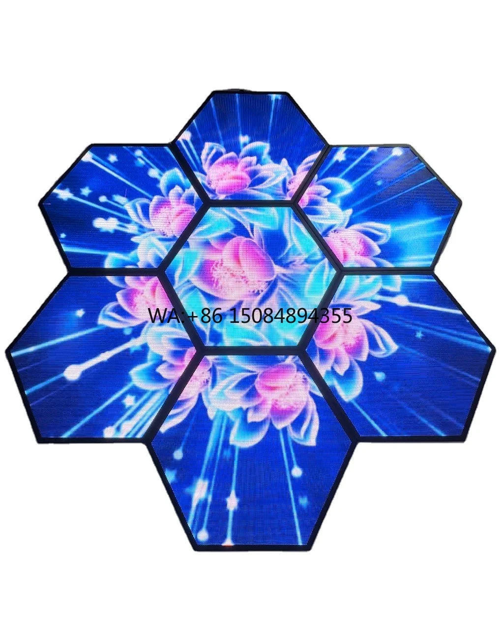 

Nightclub Products Shaped P1.875 266MM LED TV Wall Hexagonal Irregular LED Display