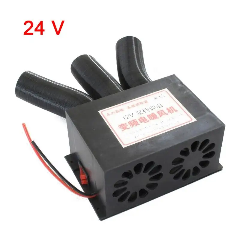 12V 24V  3 Ports Air Heater Portable 800W Car Heater Electric Heating Fan Electric Defroster Dryer Defogging Boat Demister Truck