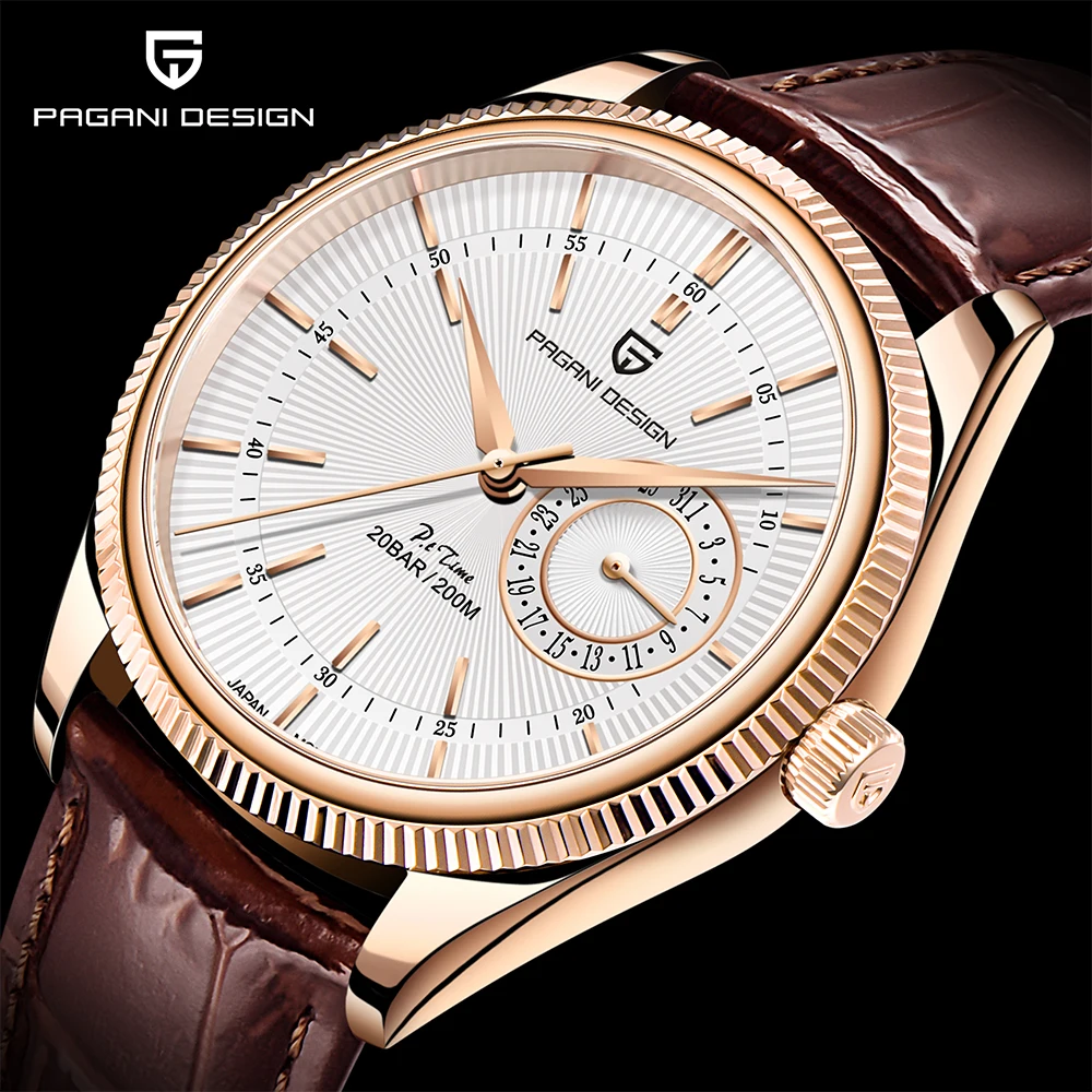 Pagani Design PD-1689 Sapphire Stainless Steel Clock Diving Waterproof Watch Season's Most Popular Men's Quartz Watch