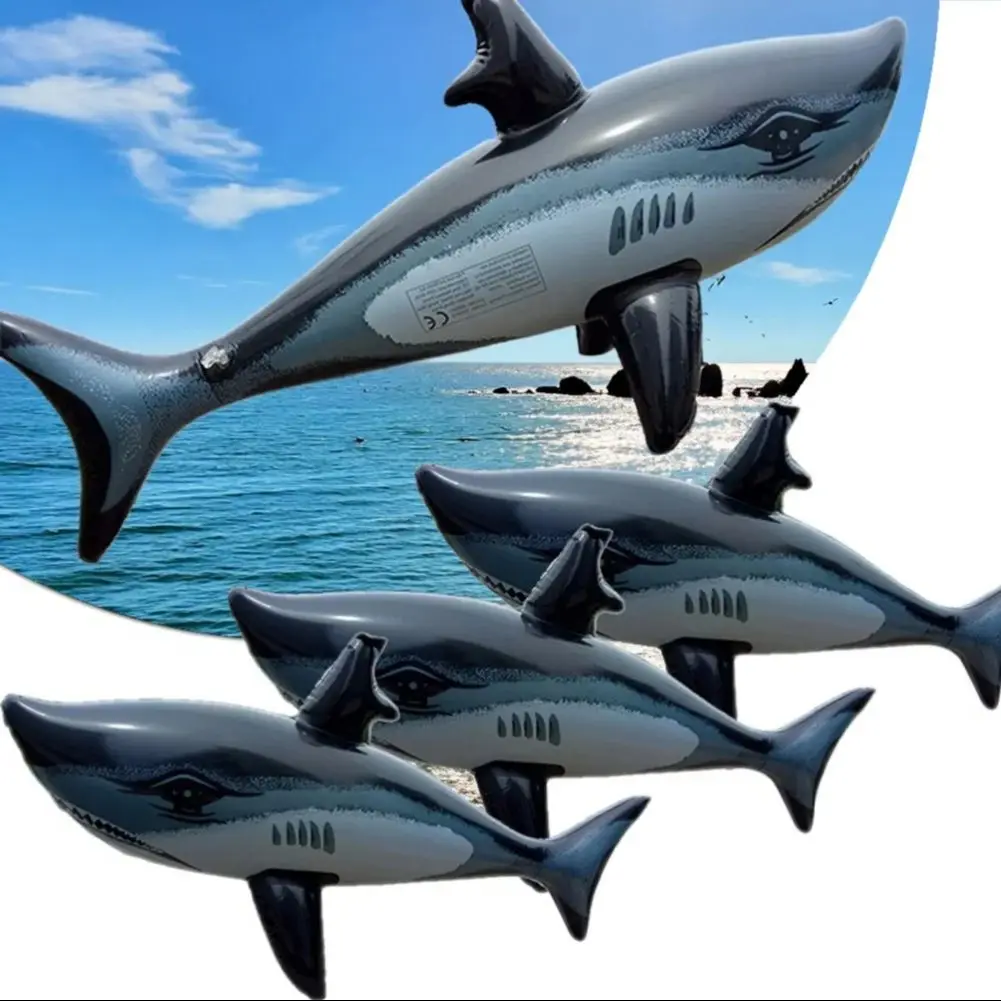 

Надувная пляжная игрушка в виде акулы из ПВХ-тематика в виде акулы, уличная вечеринка, водные игры, игрушки для детей, летние забавные мероприятия