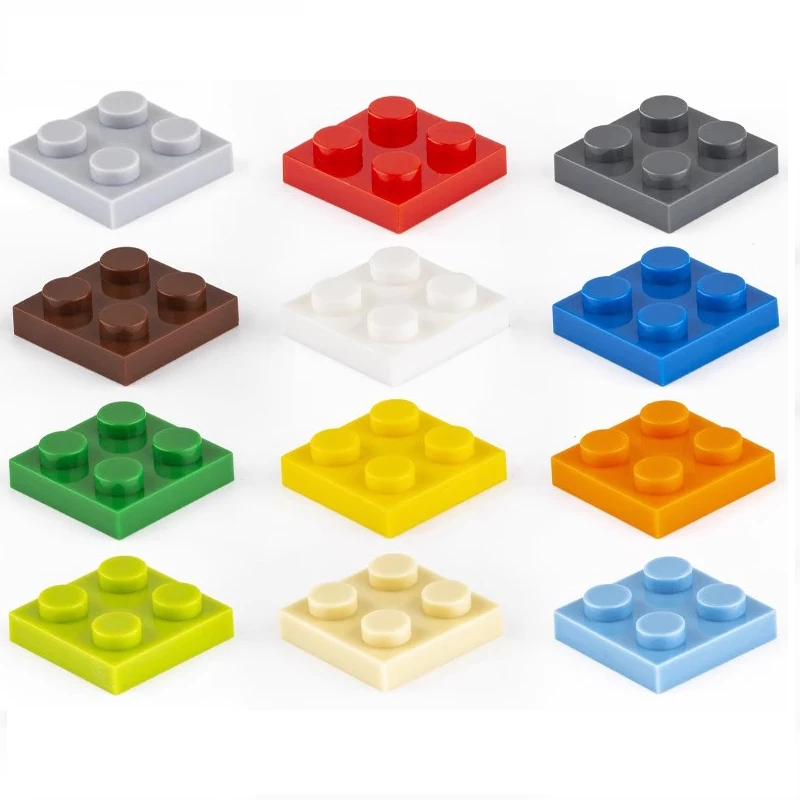 160pcs Thick 2x3 DIY Building Blocks Figures Bricks Dots Educational Plastic Toys for Children Size Compatible With 3022 Choice