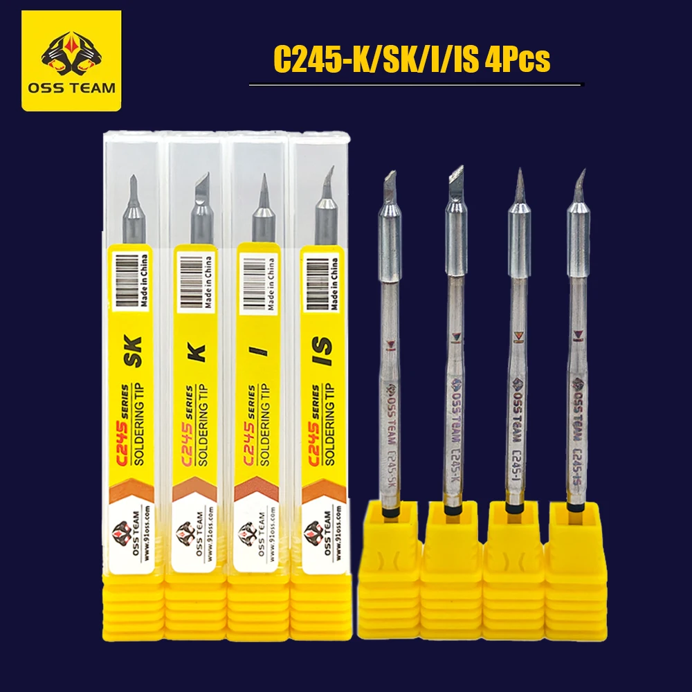 OSS C210 C245 Soldering Iron tip For JBC HS-02 T80 Soldering Iron Tip Universal Compatible T210 T245 Soldering Station Handle