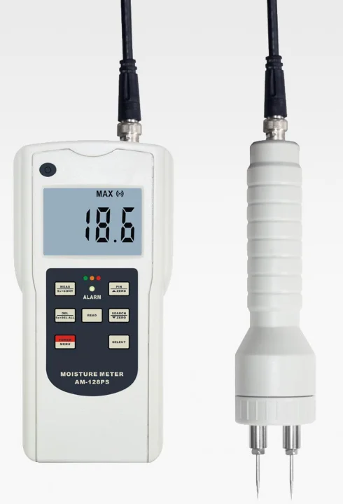 AM-128P Digital Grain Moisture Meter Multifunctional Wood Tobacco Cotton Paper Building Soil Moisture Tester