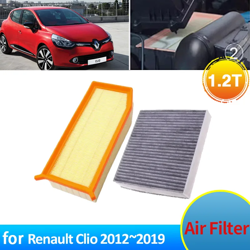 1.2T for Renault Clio 4 IV 2012~2019 2018 2017 2016 2015 2014 2013 Accessories Air Filter Intake Engine Conditioner Filter Grid