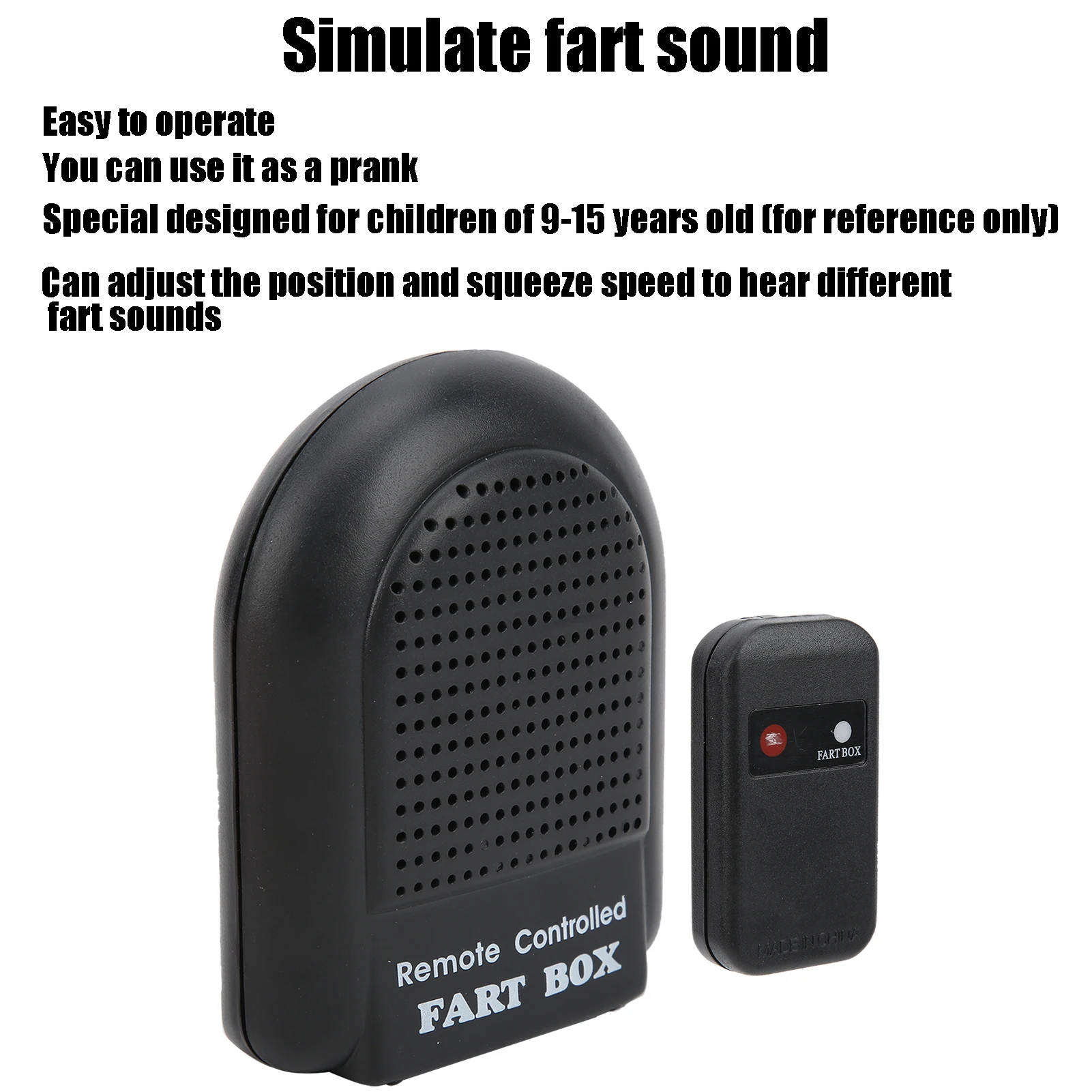 ZK30 Electronic Remote Control Fart Box Funny Tricky Children Kids Toddler Fart Box Toy GiftFart Box