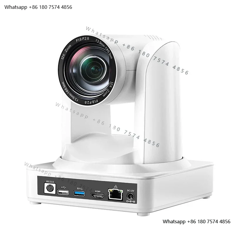 TC-A8 12x Optical Zoom 72 Degrees Wide Angle 1080P 60FPS/USB3.0/RJ45 Broadcast Camera PTZ Video Conferencing Camera