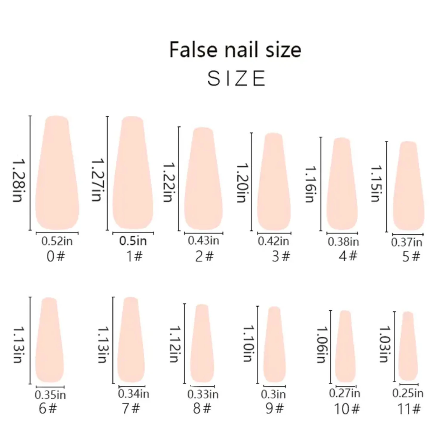 Elegante 24PCS JIARUO lange quadratische Farbverlauf falsche Nagelkunst Französisch Flash Pulver Geometrie Patch, Y2K Press On Nails