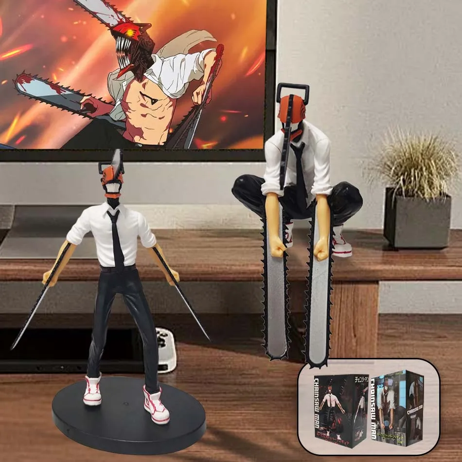 Figura de Anime Chainsaw Man Denji de 14/17 cm, Figura de Acción Denji/Power 1560, Figura Coleccionable para Adultos