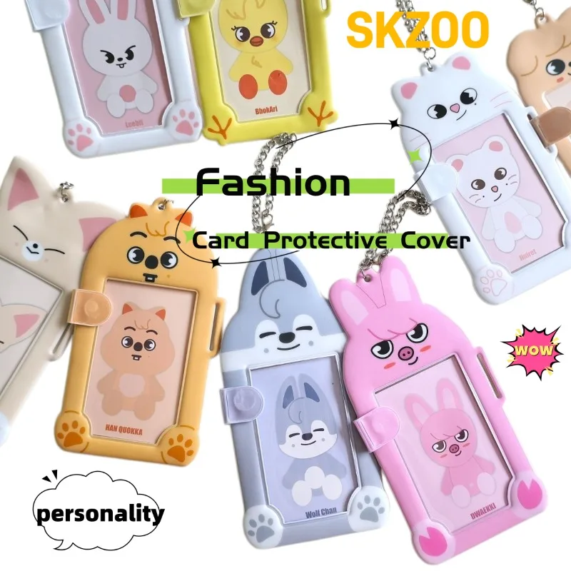 

SKZOO Stray Kids Mini Card Storage Set Cute Fashion Cartoon Personalized Creative Kawaii Card Holder Birthday Gift for Friends