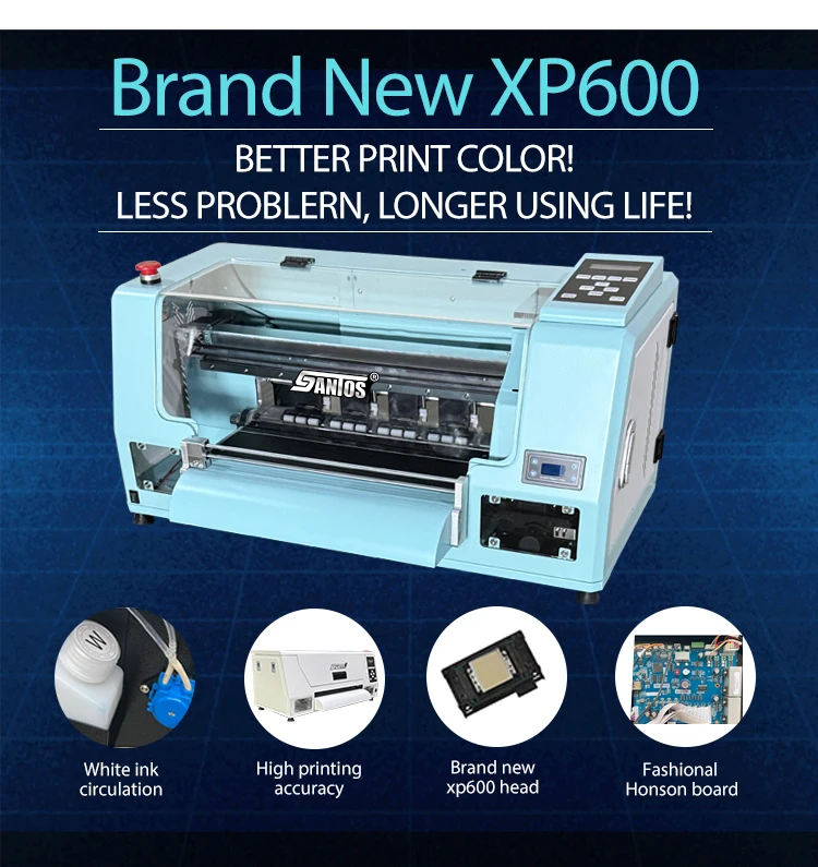 A3+ Dtf Printer Machine Xp600 For Hoodie Hoson Board And Cutter Dtf Printer Machine 30Cm