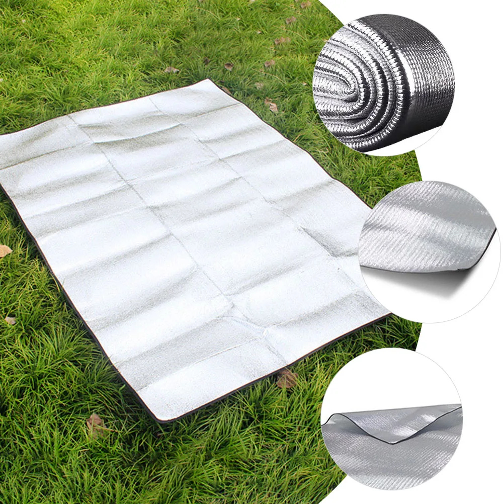 1pc Wasserdichte Camping Matte Verdickt Faltbare Outdoor Plane Für Strand Picknick Wandern Angeln Zelt Boden Pad Leichte Camp Matten
