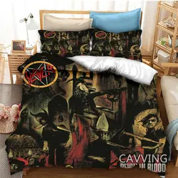 Slayer Rock Band  3D Printed Bedding Set Duvet Covers & Pillow Cases Comforter Quilt Cover (US/EU/AU Sizes) Home Textile   H07