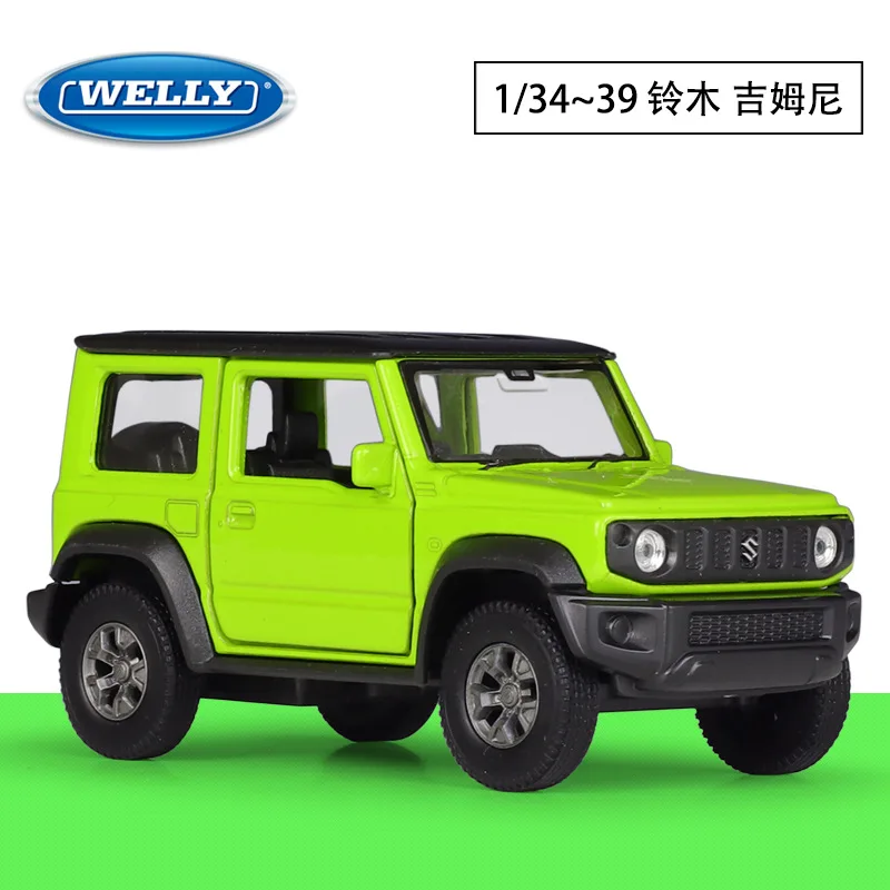 

WELLY1:36 Suzuki Jimny внедорожник имитация сплава машина Готовая модель возвратный автомобиль