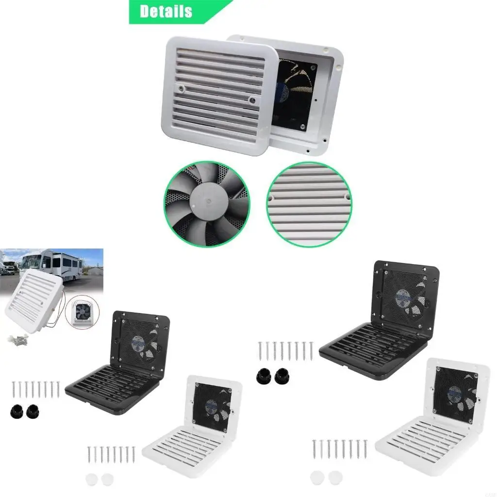 6XDF ABS Motorhome Ventilation Exhaust Blower For Caravans Cabin Kitchen Installation