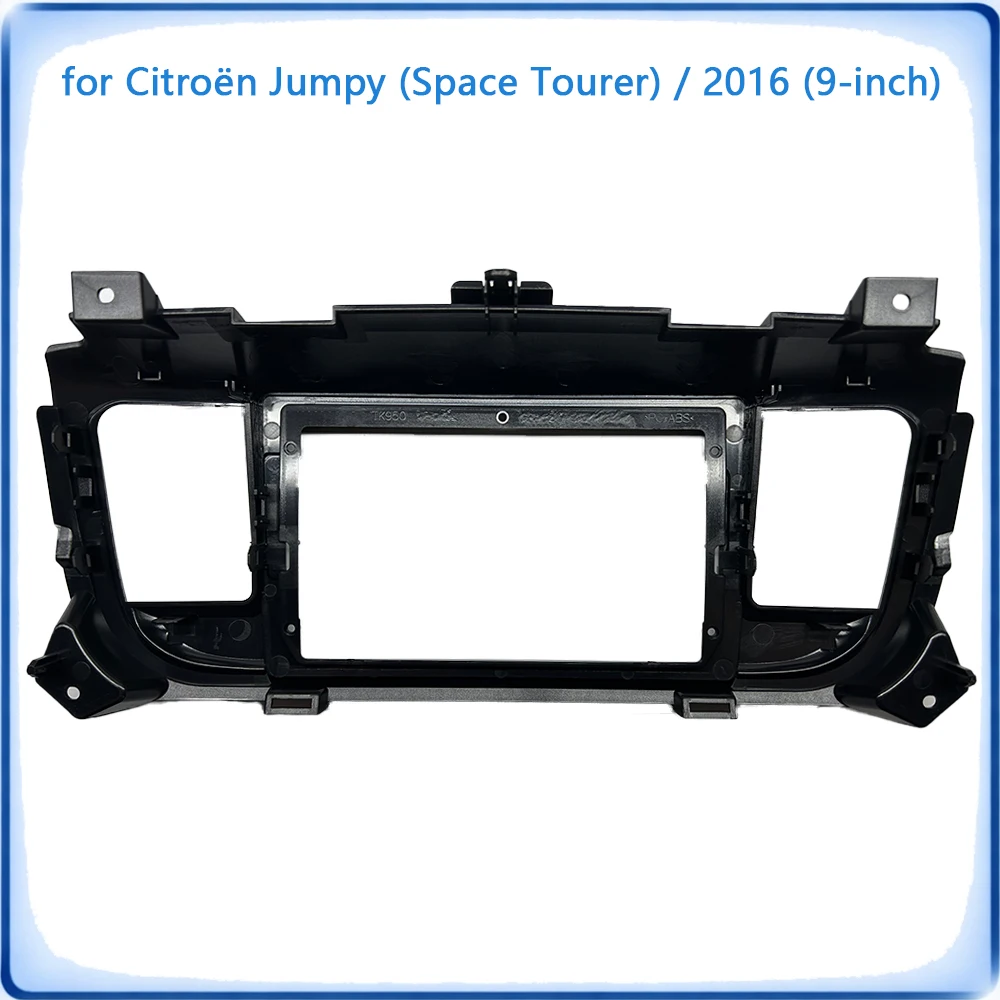 Car Radio Fascia Frame For Citroen Jumpy Space Tourer 2016 9 inch With Canbus Decoder & Wiring Harness Car Accessories P&P
