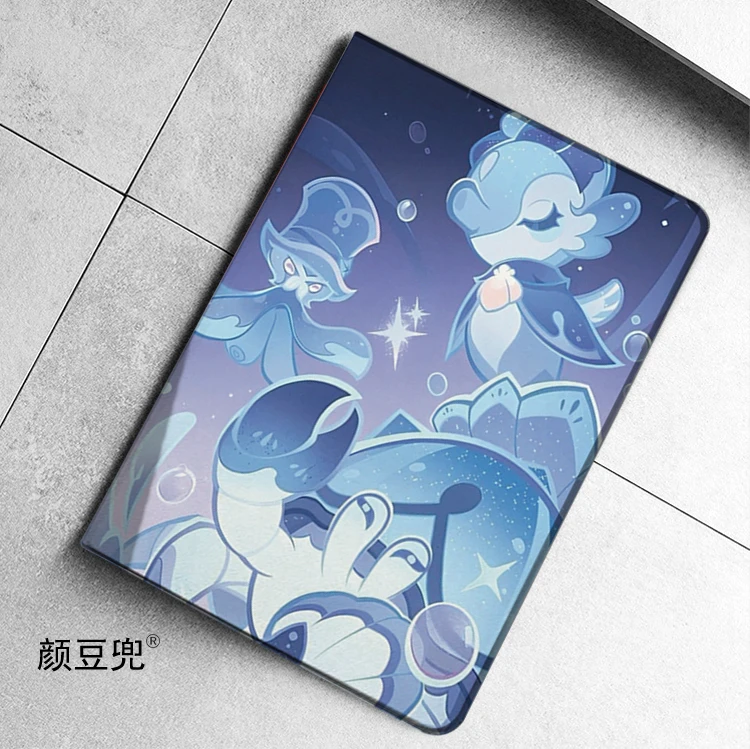 Furina Anime Genshin Impact  For iPad Air 4 5 Mini 5 6 Case Luxury Silicone For Pro 12.9 11 For iPad 10th Protective Shell Pro13