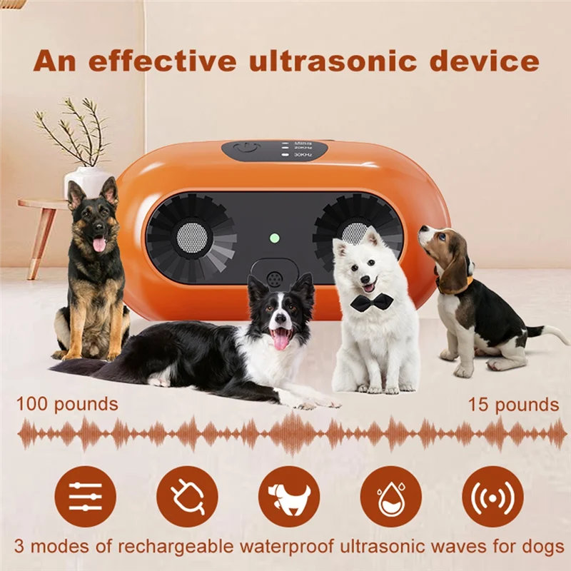 

MCGS-Intelligent Barking Stopper, Ultrasonic Training Aid For Outdoor & Garden, Bark Prevention Device