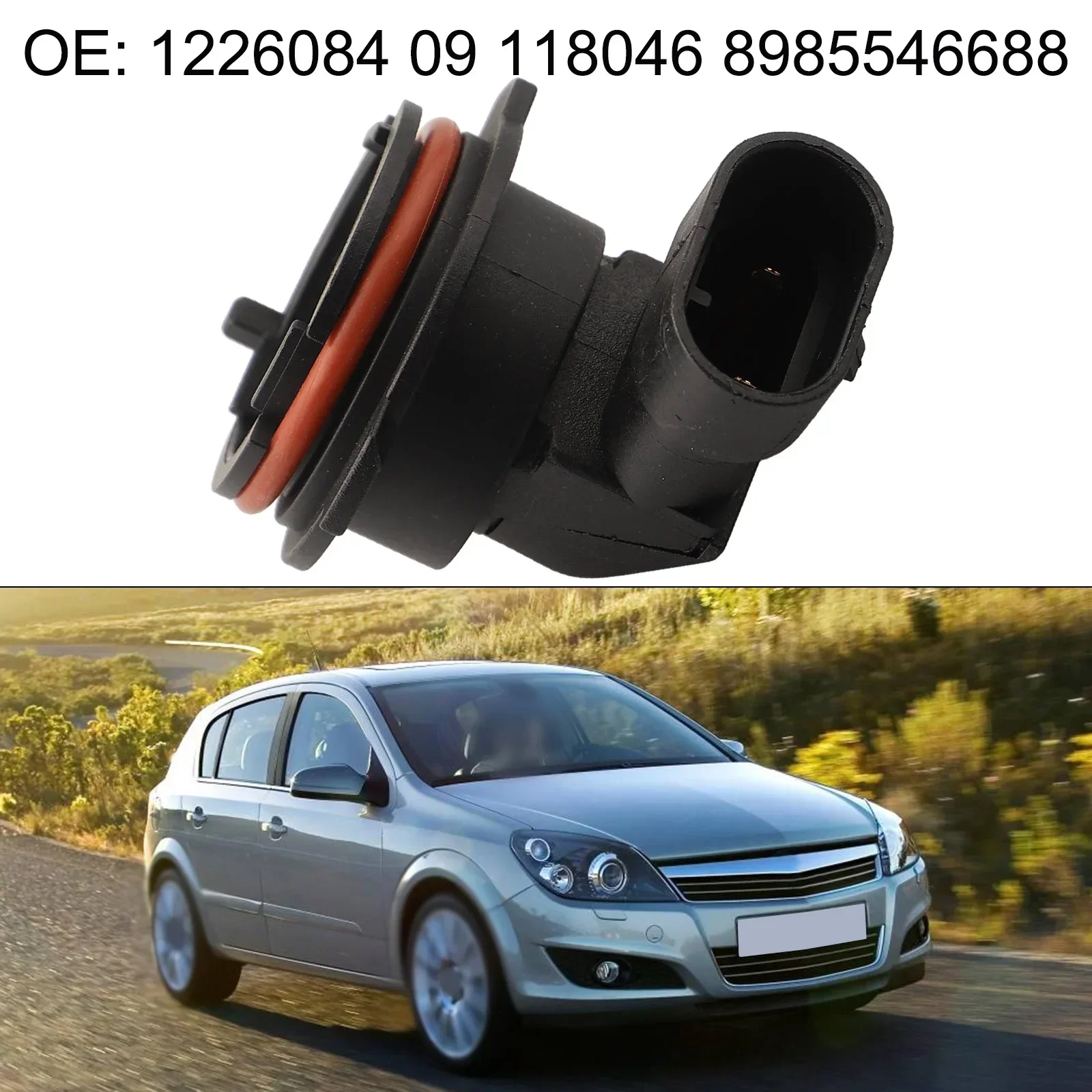 Car Headlight Holder H7 Car Headlight Bulb High Universality Fitment High-quality Materials Non-deformation ABS Material