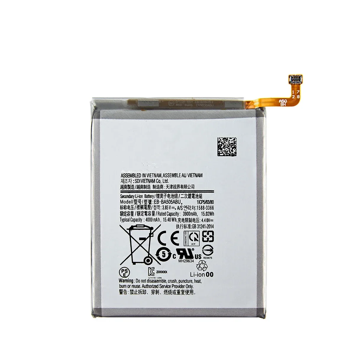 Brand New EB-BA505ABN EB-BA505ABU 4000mAh Battery For Samsung Galaxy A50 A505F SM-A505F A505FN/DS/GN A505W A30s A30