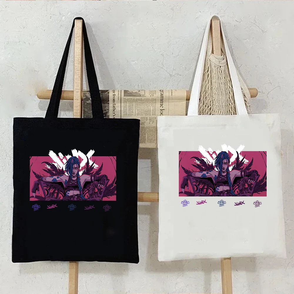 Arcane-Jinx Print Umhängetasche, wiederverwendbare Einkaufstasche, faltbare Handtaschen, Tragetasche