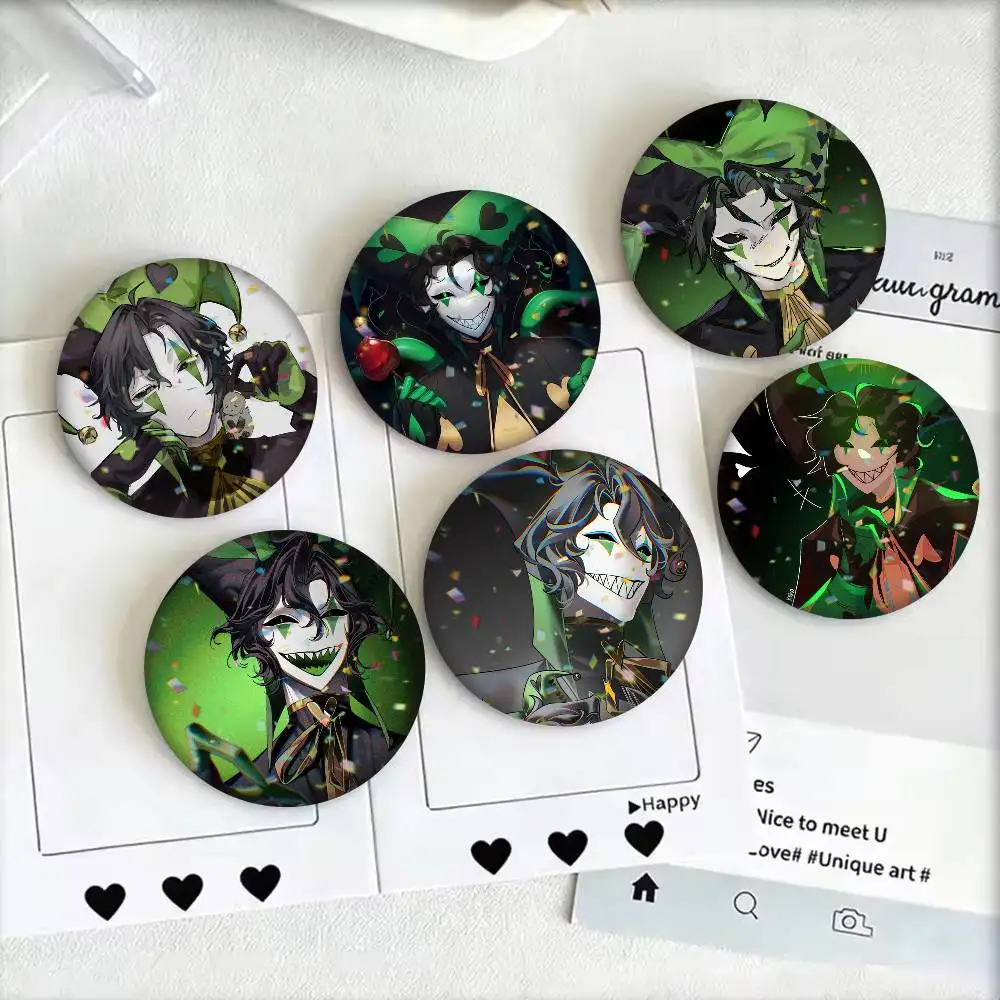 Harlequin F-Freak C-Circus 25mm 32mm 44mm 58mm 75mm Brooches Badges Pins for Accessories Gift