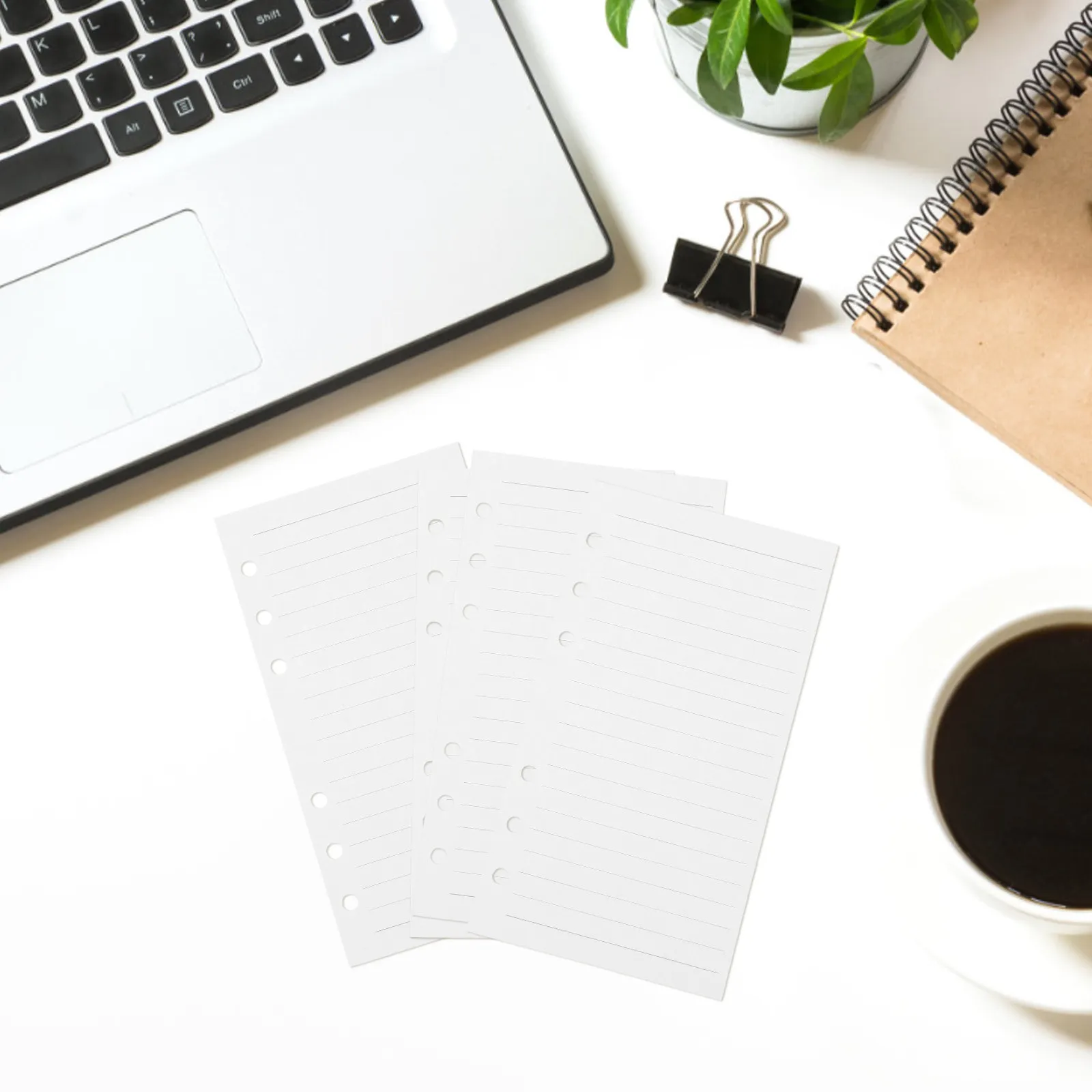 

Бумага для переплета на 6 кольцах формата А6, 45 листов, в линейку и в клетку, сменные вкладыши для планировщика, бюджетный блокнот, сменные листы для записей