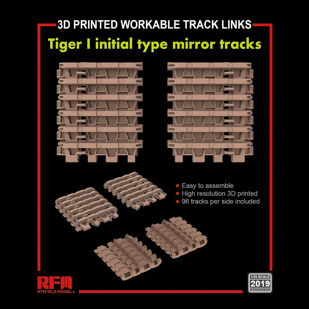 w/Fully Interior [Ryefield Model] RFM RM-5025 1/35 Tiger I Clear Parts Ver.