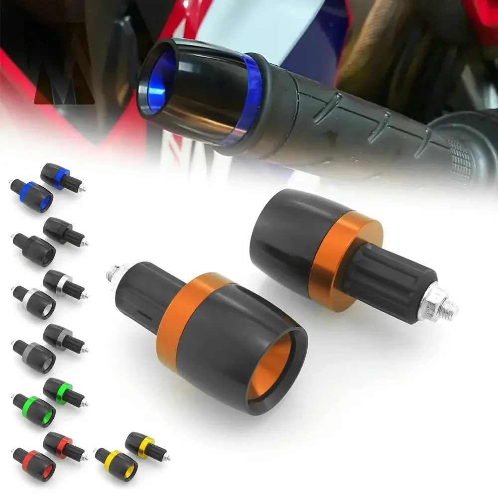 

CNC Motorcycle Handlebar Grips Handle Bar Cap End Plugs For KAWASAKI Z900 Z1000 Z400 Z650 Z800 Z750 ZRX1200R ZXR6R Accessories