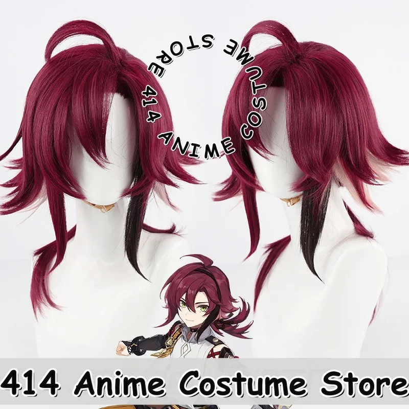 

Game & Anime Kano Nana Cosplay Wig Genshin Impact Tail Hair Easy Styling Heat-Resistant Fiber Synthetic Hair