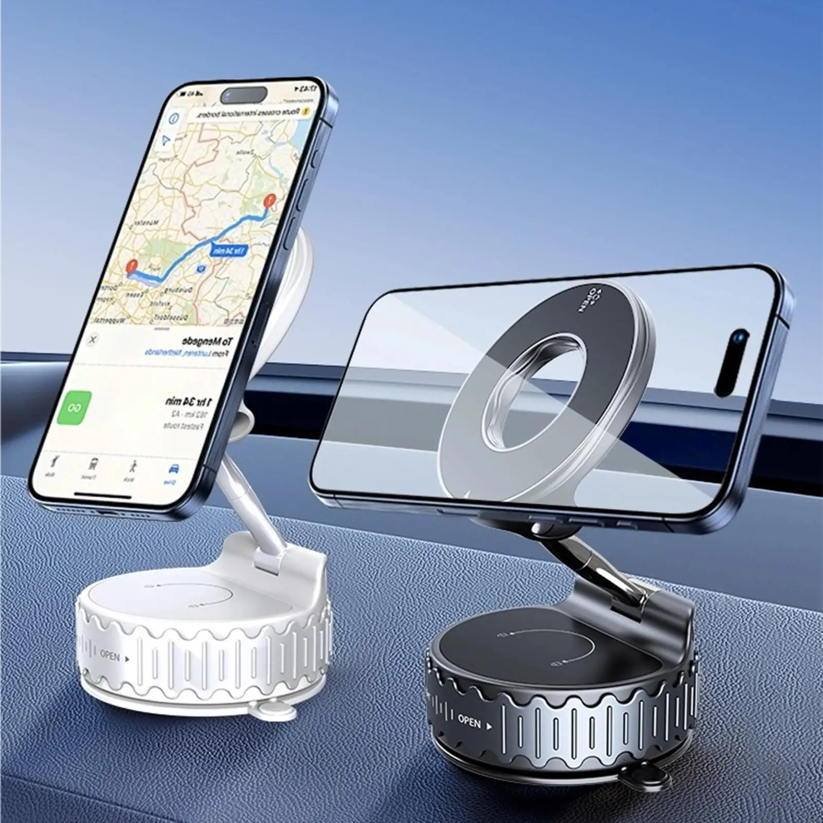 

Suction Phone Holder Foldable Adjustable 360 Degree Rotating Home Supplies Car Phone Holder Mount For Truck Taxi Delivery Travel