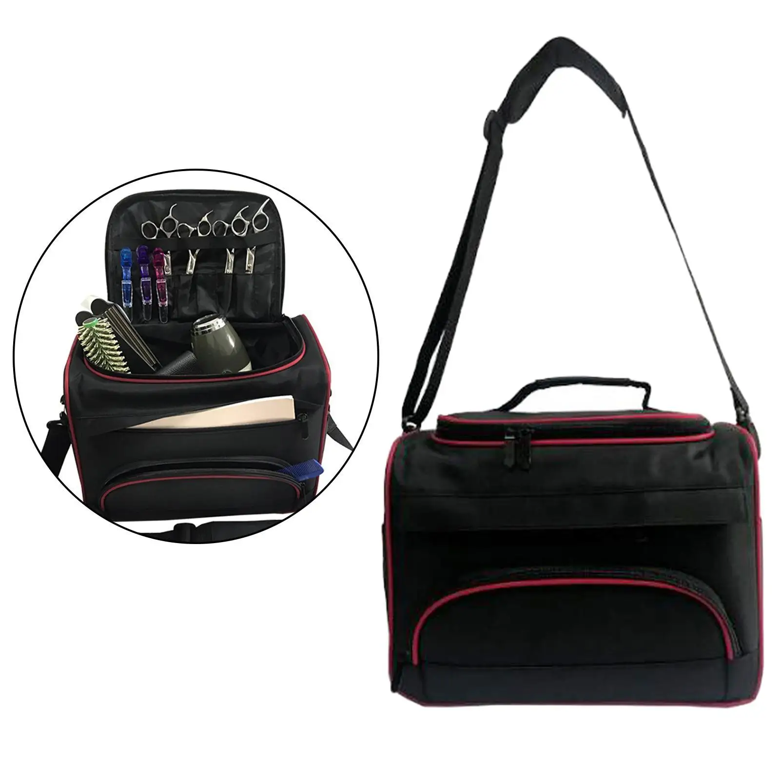 Salon Barber Handbag Salon Styling Tools Storage Shoulder Bag Cosmetic Bag