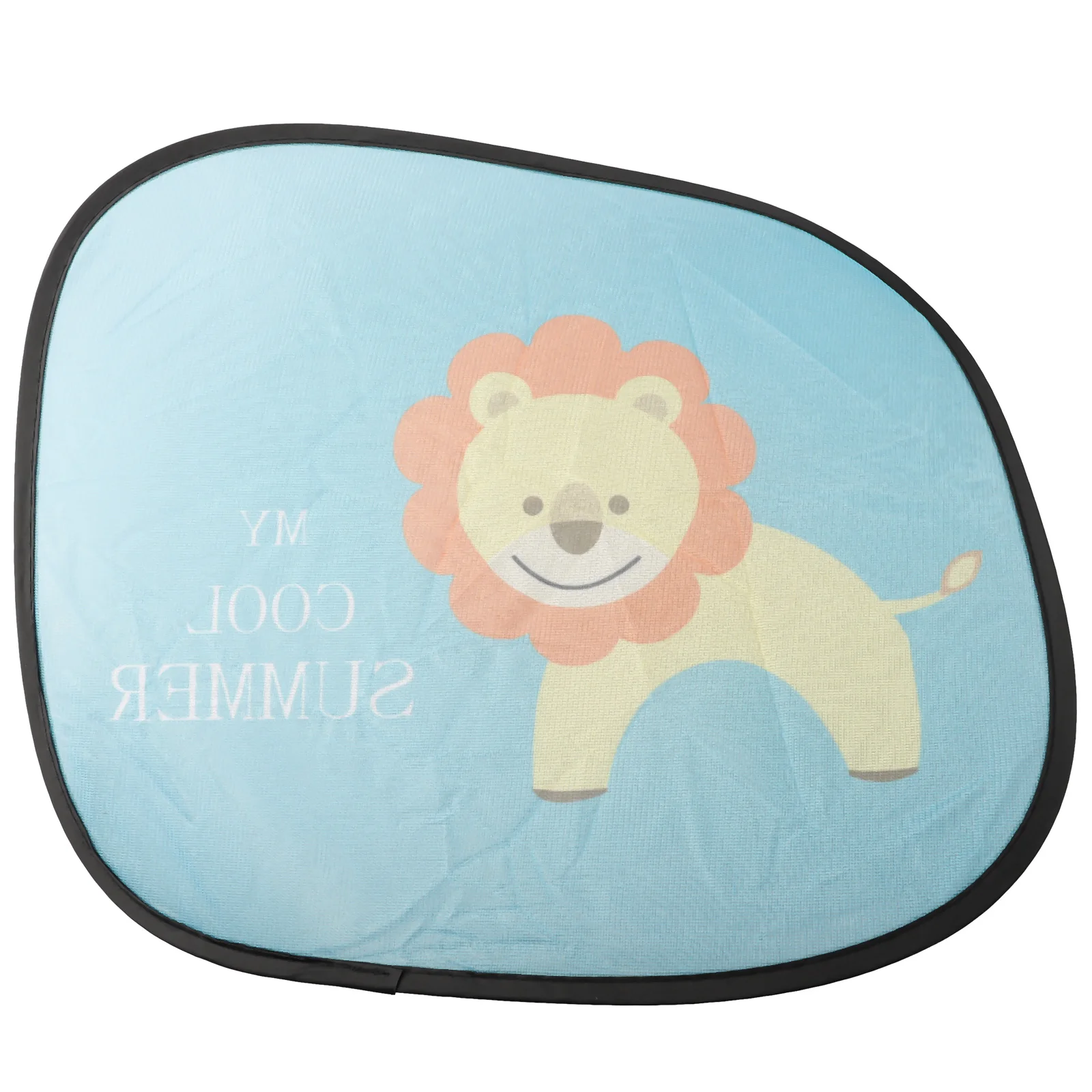 Auto Cover Car Sunshades Accessories Baby Block Cartoon Electrostatic Kids Mesh Fabric Protect Sun Shade Sunshade