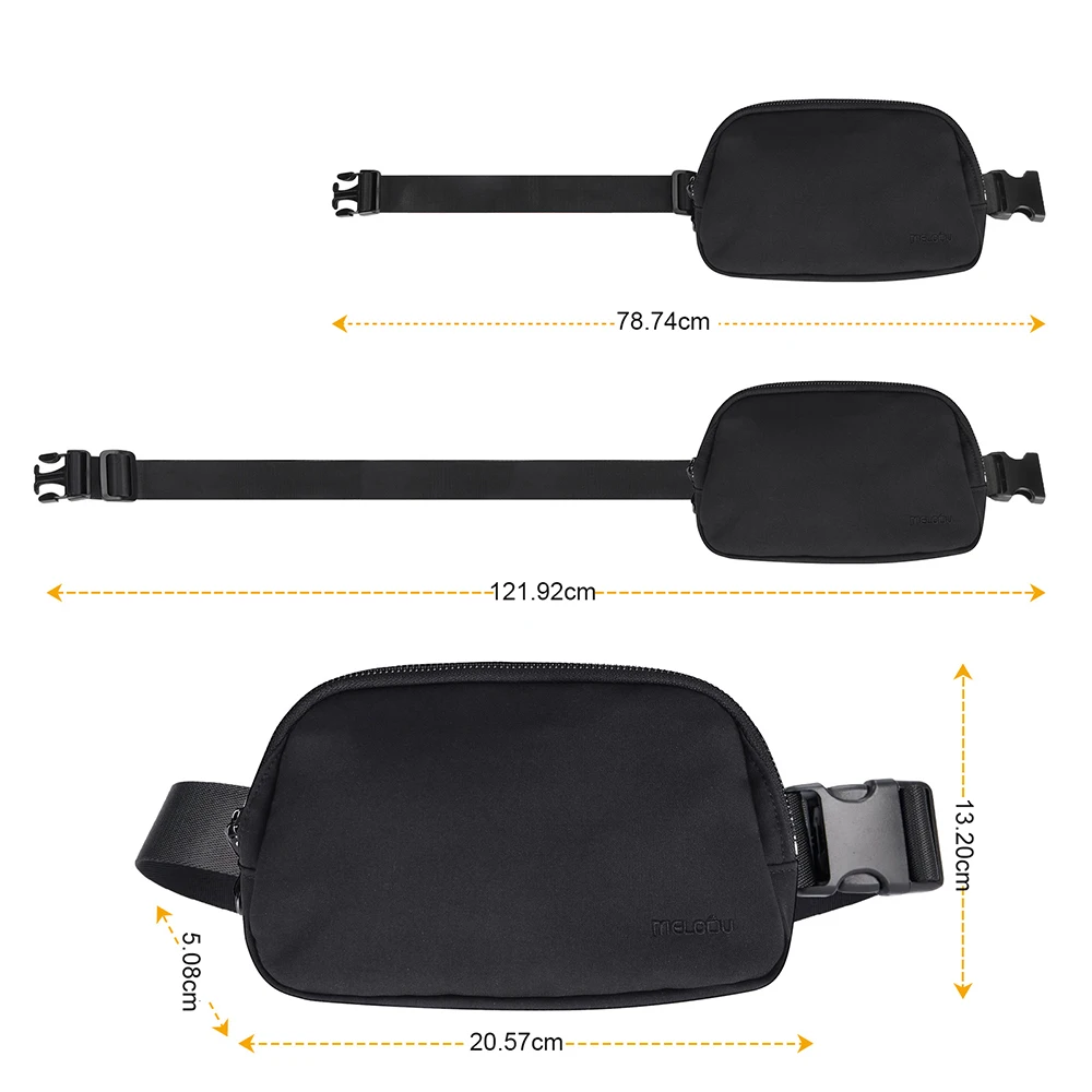 Umweltfreundliche Nylon-Gürteltasche Wasserdichte Hüfttasche für Damen Verstellbarer Riemen Crossbody-Taschen Sport-Bauchtaschen Handytasche – Detail 5