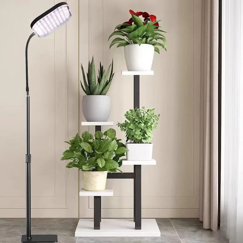 Grow Lights for Indoor Plants 336 LEDs Floor Plant Growing Lamp Height Adjustable with Stand Full Spectrum 4/8/12H Auto Timer