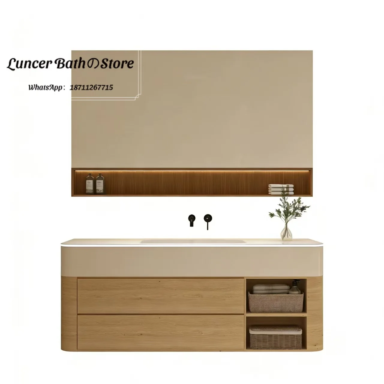Universal Modern Simple Balcony Cabinet Bathroom CabinetУниверсальный современный простой балконный шкаф, ванная комната