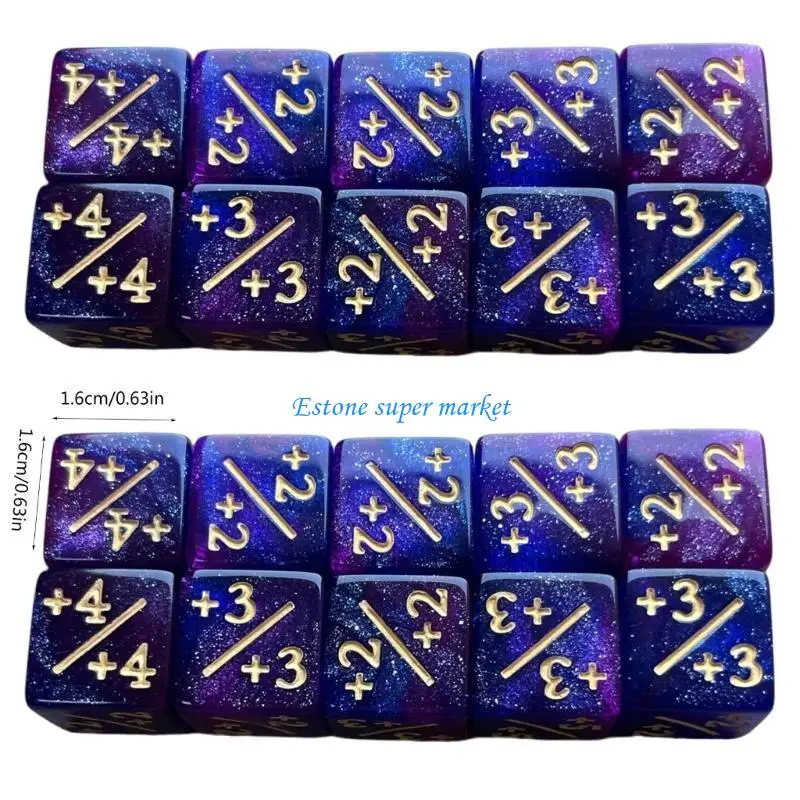 090B 20 pezzi dadi scolastici giocattolo prescolare Aggiungi sottrai Calcola giocattolo per l'apprendimento della matematica