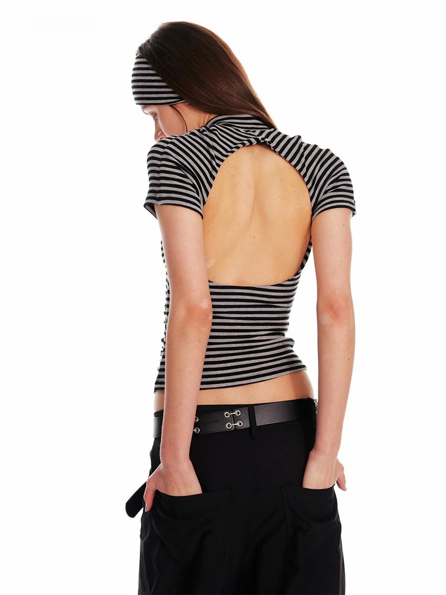 

Футболка женская ALINNV Original Design Bal Slim Fit с коротким рукавом, модный универсальный топ, летняя новинка, круглый вырез...