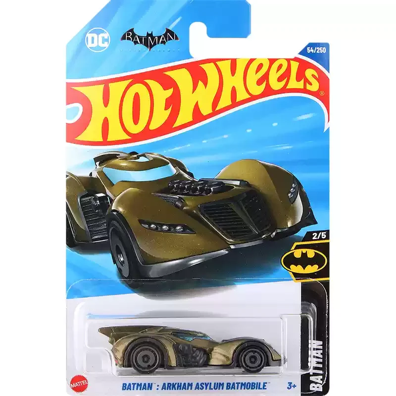 2025C оригинальный автомобиль Hot Wheels Batman Arkham Asylum Бэтмобиль литой под давлением 1/64 модель автомобиля из сплава дисплей игрушки для мальчиков подарок другу
