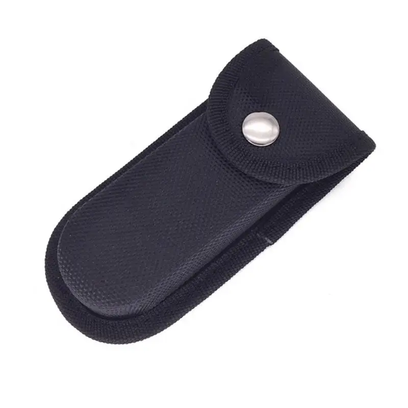 High Quality Nylon Bag Pocket Cover Portable Collapsible Tool Protector Black Color Easy To Carry Outdoor Hiking Accessories