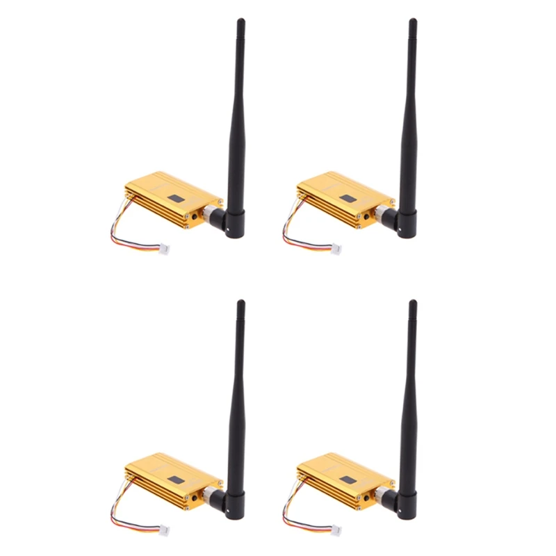 

4X FPV 1.2Ghz 1.2G 8CH 1500Mw Wireless AV Sender TV Audio Video Transmitter Receiver Combo For QAV250 250 FPV RC(C)