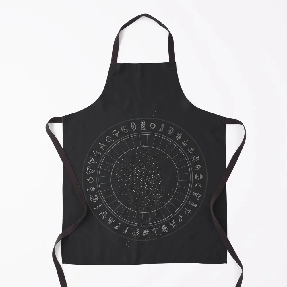 

Alethiometer Silver Apron Kitchen New 2022 Year Kitchen Tools Accessories Apron