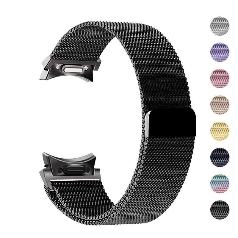 20mm Band for Samsung Galaxy watch 6/5/4/classic/Pro 45mm 44mm 40mm 43mm 47mm NO gaps metal bracelet correa Galaxy watch 7 Strap