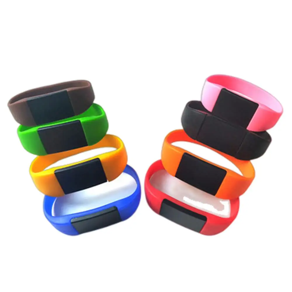 

1Pcs Silicone Rewritable 13.56Mhz UID Changeable MF 1K S50 NFC IC Bracelet RFID Wristband For Access Control